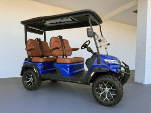 Blue Contender Max 4 Golf Cart 02